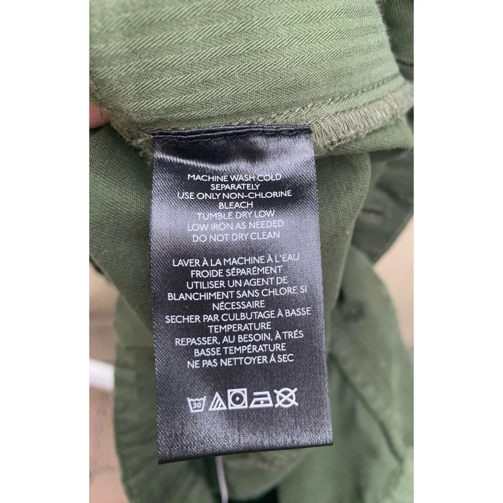 Free People After Love Cuff Pants Green Medium